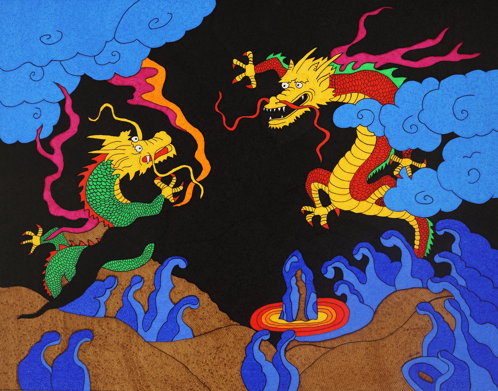 Zen Dragons – lewisink